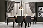 Deco 70s Look with Vertical Blinds