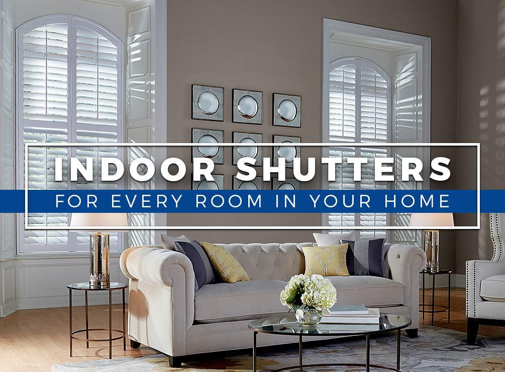 Indoor shutters for every room in your home, by The Blind Broker.