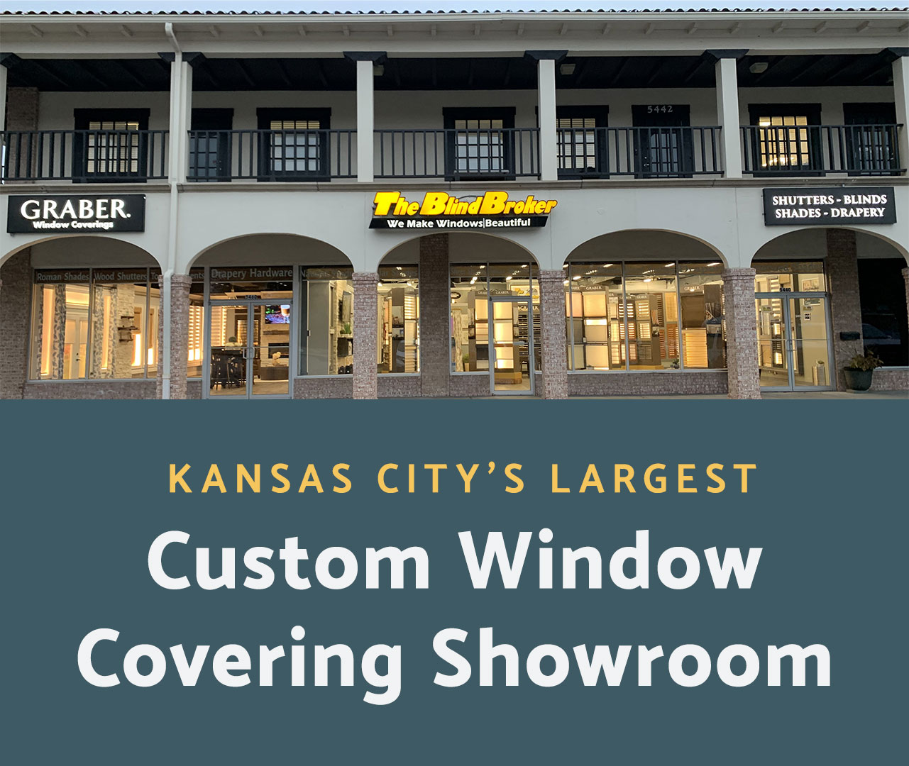 Kansas City's Largest Custom Window Covering Showroom